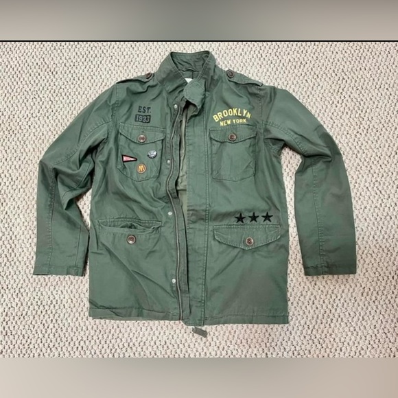 H&M youth utility jacket, size 12-13 - Picture 1 of 4